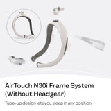 ResMed AirTouch N30i: armazón revestido con tacto suave.