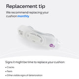 ResMed AirTouch N30i cojin, colocacion facil y ajuste cómodo