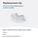 ResMed AirTouch N30i Cushion ajuste fácil: rango de tallas amplio para facilitar el uso
