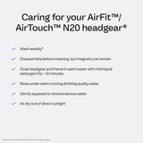 Cabezal Rosado para AirFit/AirTouch N20, compatibilidad amplia con máscaras