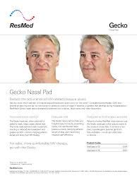 ResMed Gecko Nasal Pad muestra un sellado mejorado para minimizar fugas.