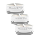 ResMed Humidx 3Pack Plus: empaque compacto para reposición rápida.
