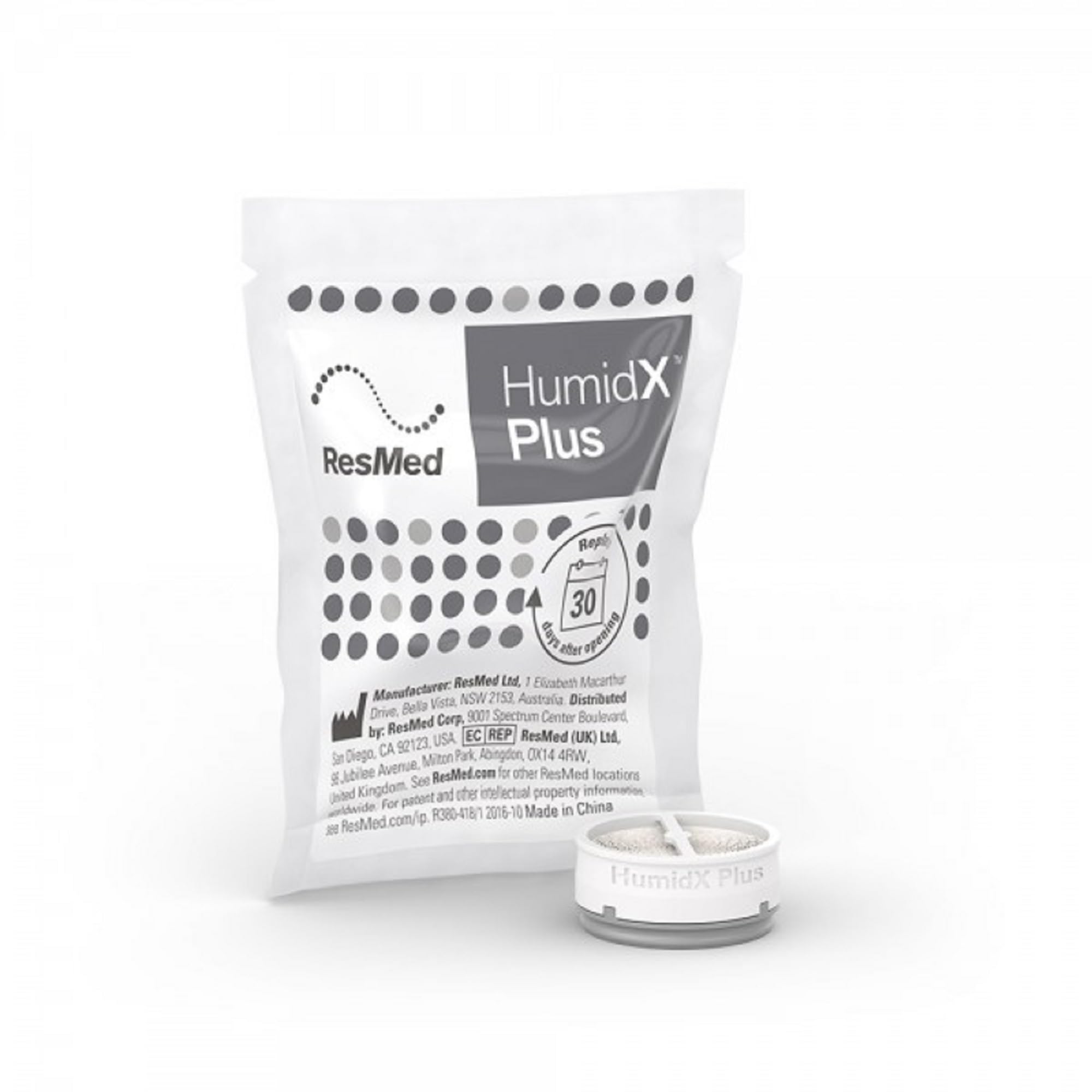 Humidx de ResMed, presentación ideal para viaje nocturno