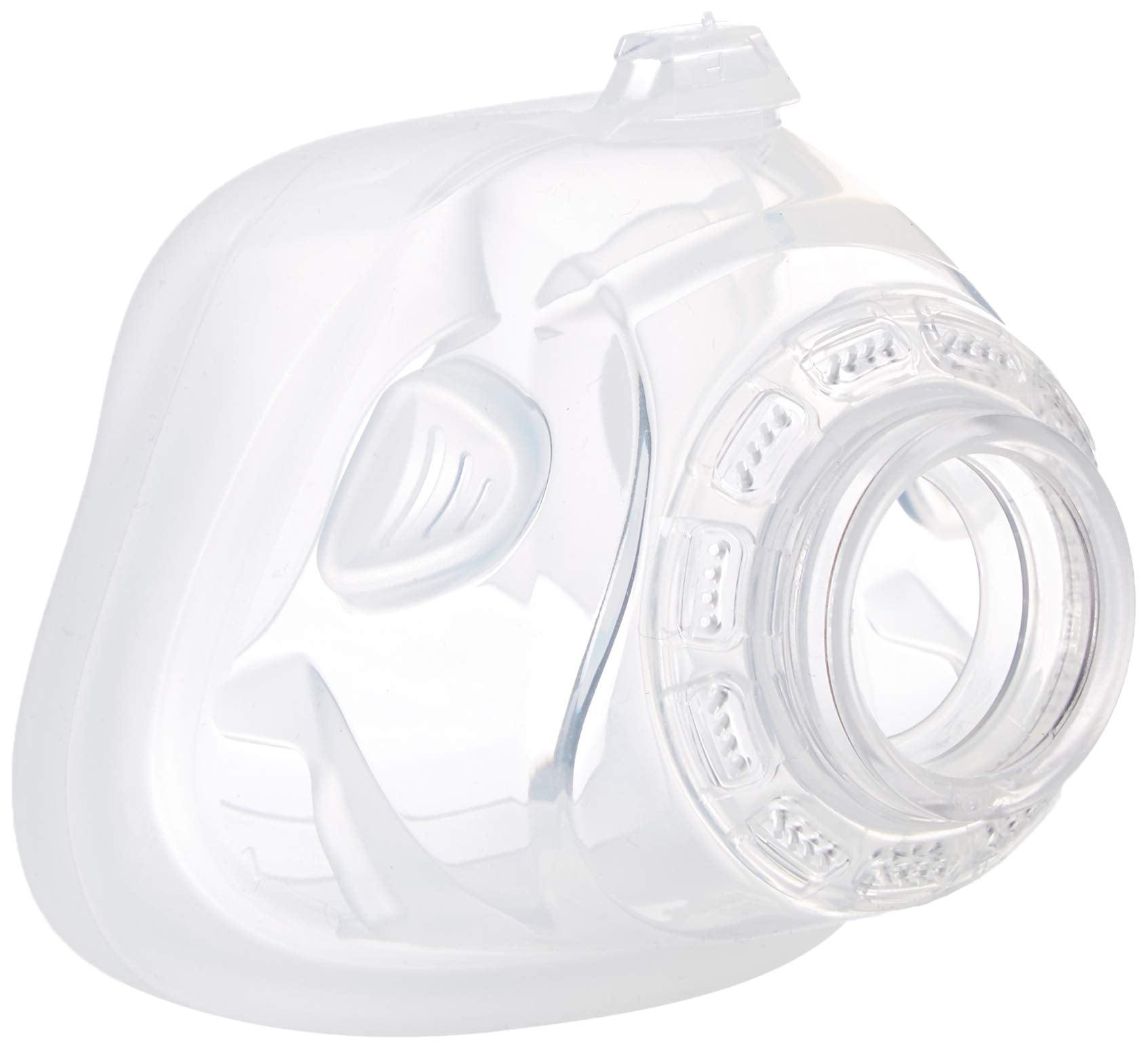 Cojín nasal ResMed Mirage FX estándar con confort suave y sellado estable.
