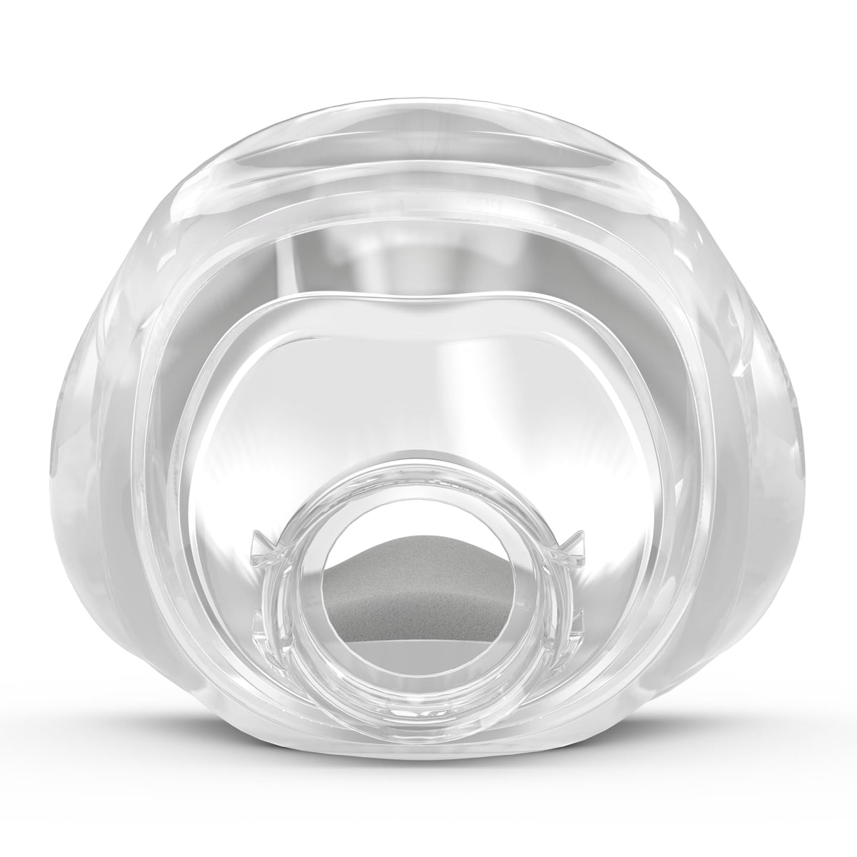 ResMed N20: almohadilla espuma memoria que se adapta al contorno facial para mayor comodidad.