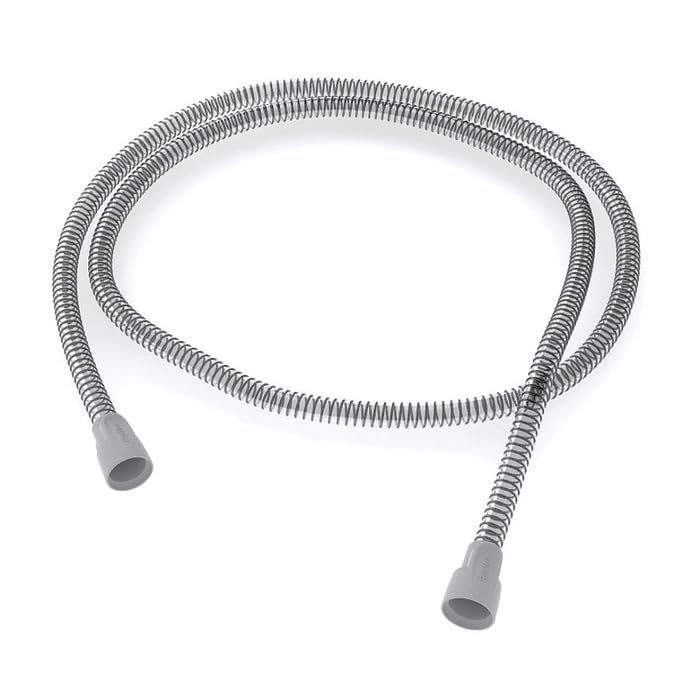 ResMed Slimline Tubing: detalle de tubo ligero para CPAP y conexión estable.