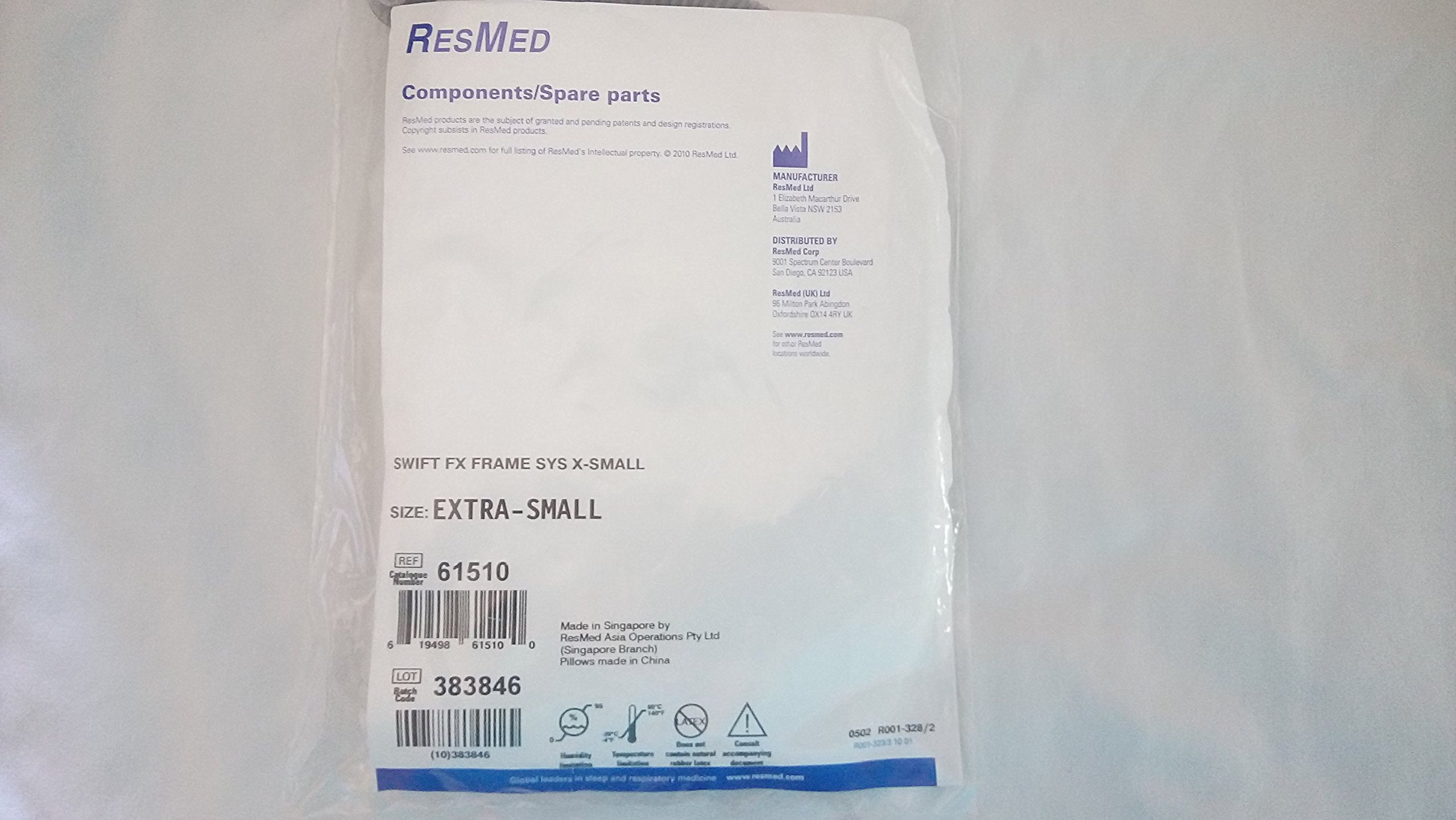 Almohadillas de doble pared en talla xs para Swift FX, mejor sellado.