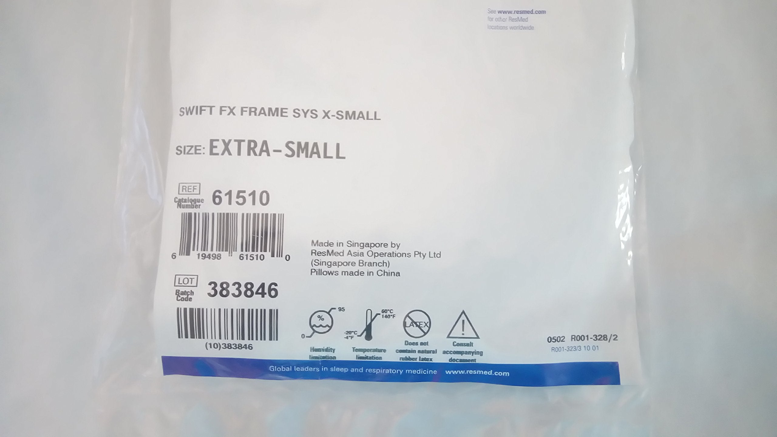 ResMed Swift FX sin diadema para ajustes flexibles y comodidad.