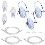 Conjunto de accesorios ResOne nebulizador: copa, máscara adulta y tubo de 7 pies para sesiones cómodas