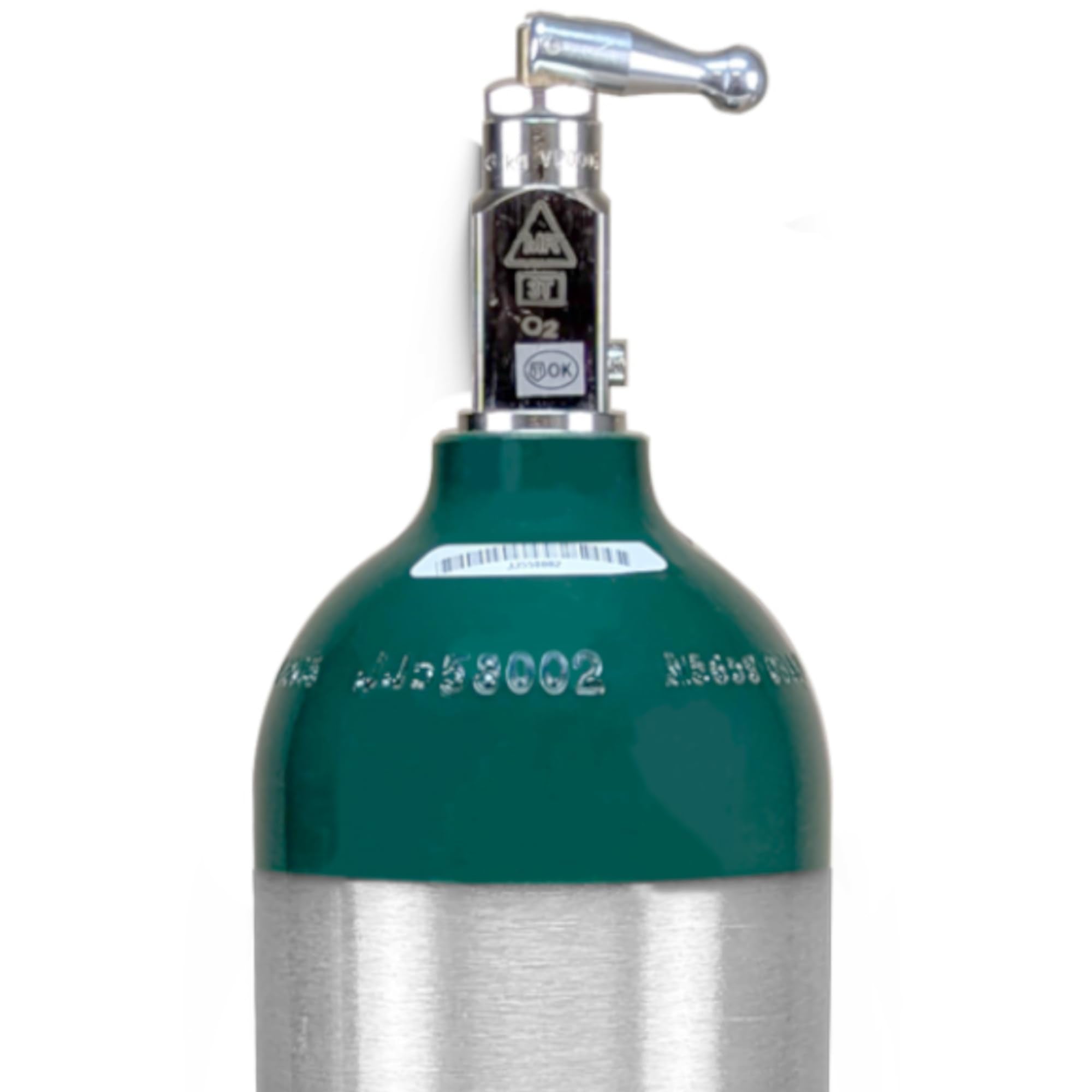 ResOne cilindro de oxígeno médico B, portátil para uso diario y emergencias.
