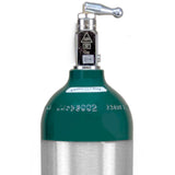 ResOne cilindro de oxígeno médico B, portátil para uso diario y emergencias.