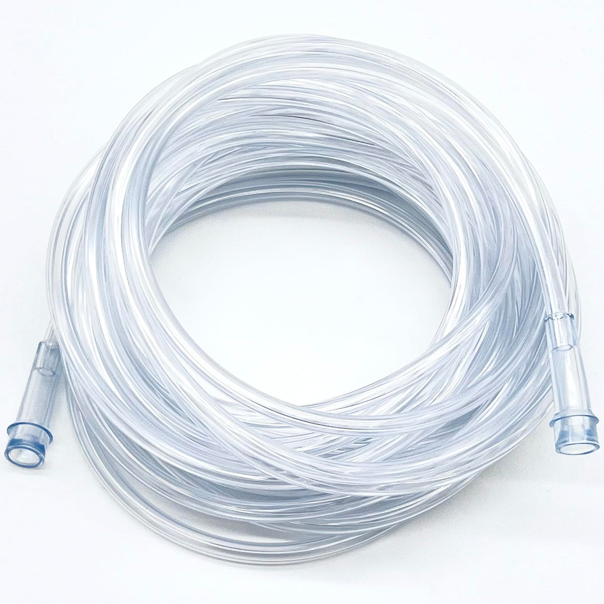 Tubo de oxígeno ResOne de 25 ft, transparente y compatible con conectores estándar para uso doméstico