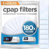 RespLabs CPAP filtros para AirSense 11 y AirCurve 11, filtración eficaz de polvo.