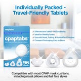 RespLabs CPAP tabletas sin fragancia, sin olores residuales en el equipo
