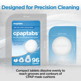 RespLabs CPAP tabletas y toallitas para rutina de limpieza completa