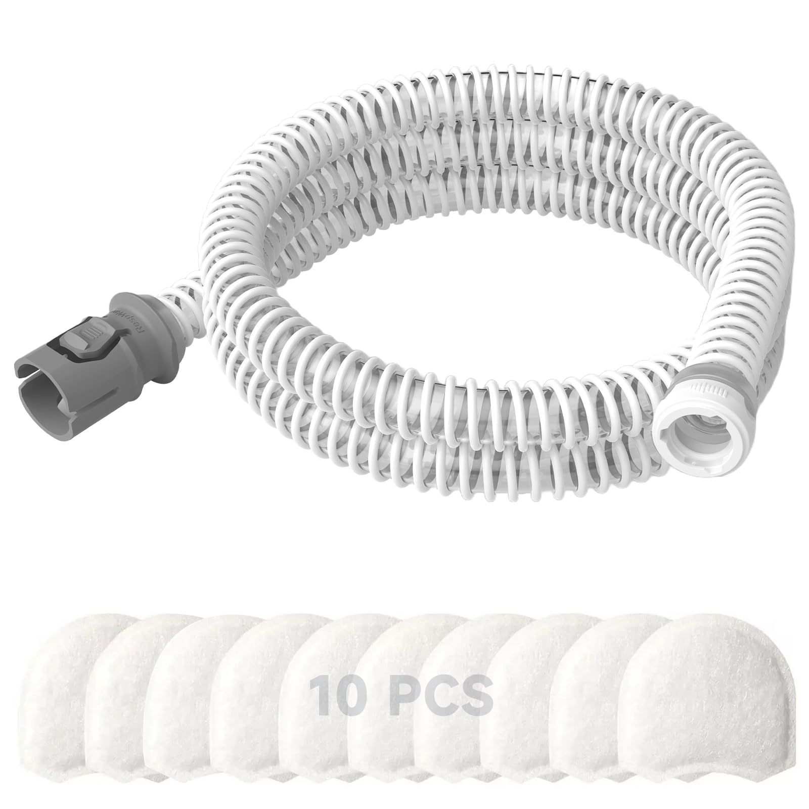 RespWave AirMini tubo repuesto: conexión estable para reemplazo rápido.