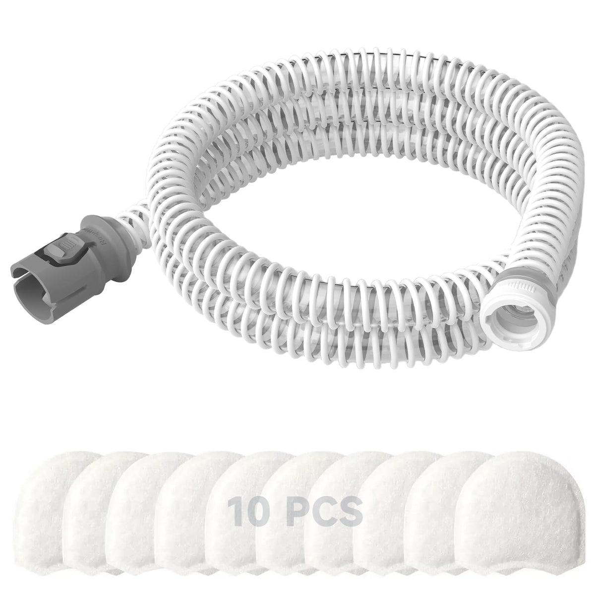 RespWave AirMini tubo repuesto: conexión estable para reemplazo rápido.