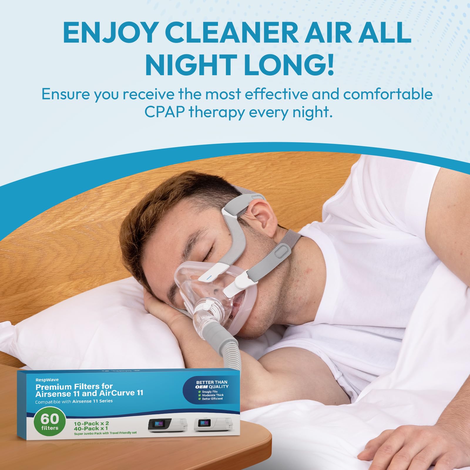 RespWave protege el motor CPAP cuidando el flujo y el rendimiento