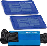 Rester's Choice bolsas gel frío para lesiones, alivio refrescante para áreas afectadas.