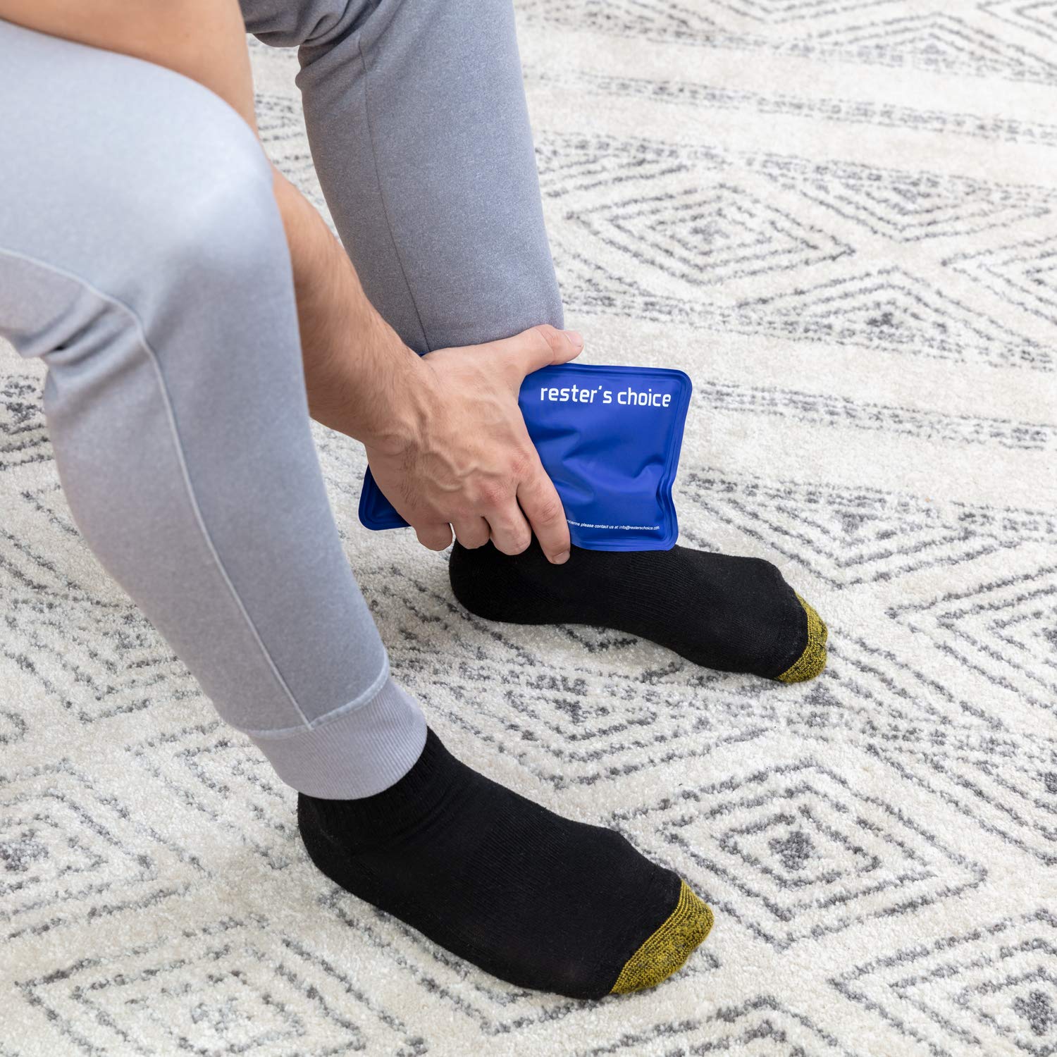 Rester's Choice gel frío para rodilla, se adapta al contorno