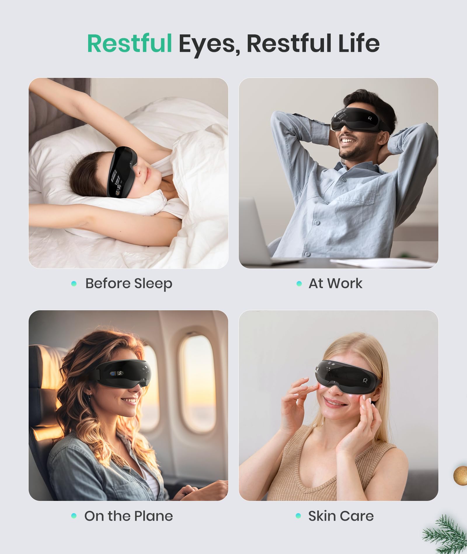 Restnature diseño compacto para usar en casa, trabajo o viaje