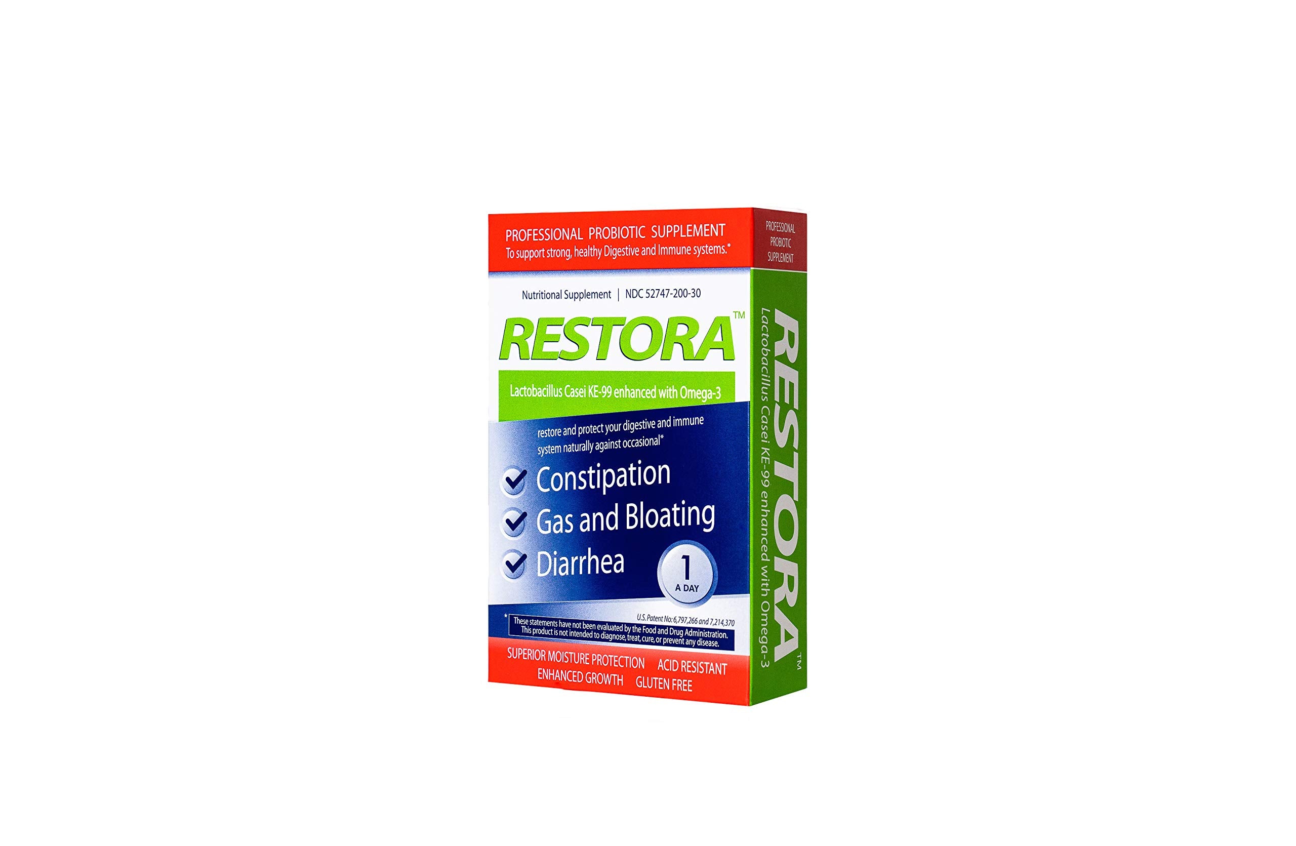 Restora Etiqueta Producto, cápsulas con guía clara para consumo diario.