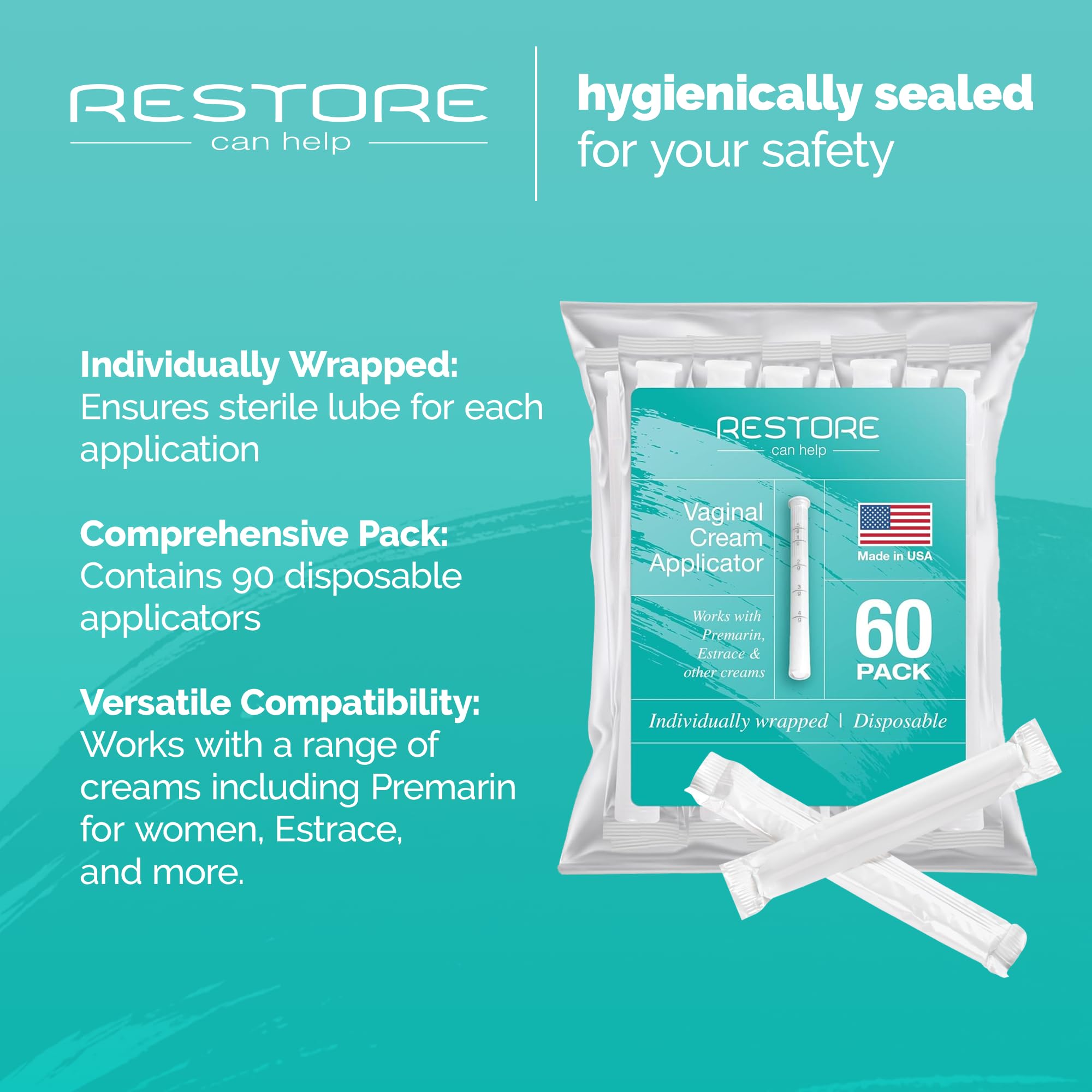 Restore Can Help: punta roscada cómoda para una aplicación suave.