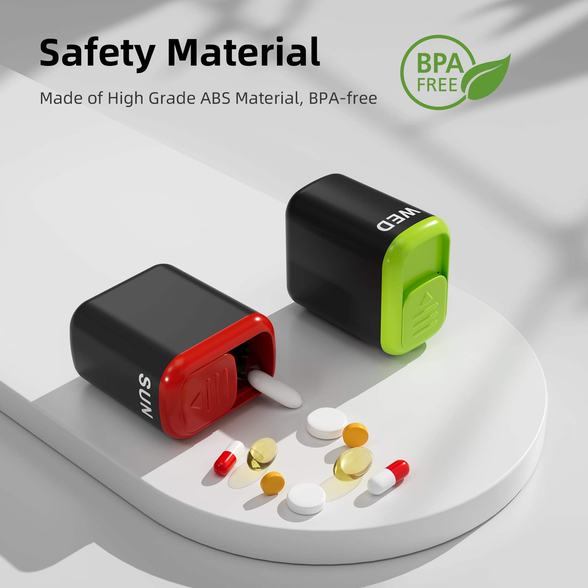 Restree material libre de BPA y resistente para uso diario.