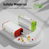 Restree Materiales sin BPA, almacenamiento seguro y duradero para toda la familia.