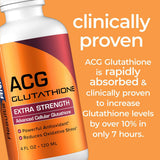 ACG Glutatión Extra Fuerte: aplicación oral para absorción rápida.