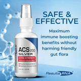 Results RNA ACS 200 Silver: mano sosteniendo la botella para uso doméstico