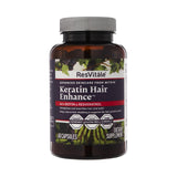 ResVitale Keratin Hair Enhance botella cápsulas para crecimiento capilar