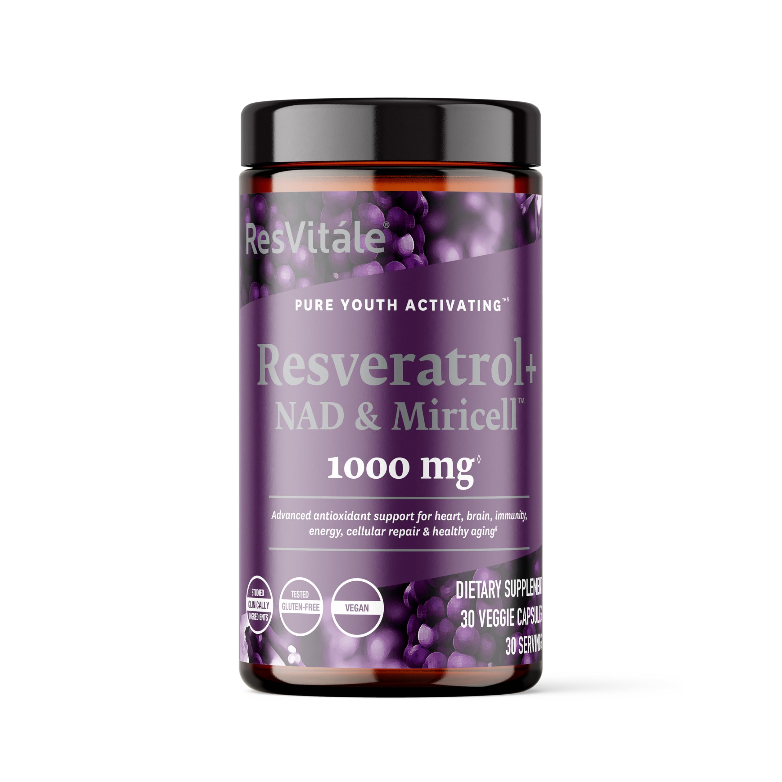ResVitale resveratrol nad miricell cápsulas: apoyo antioxidante diario