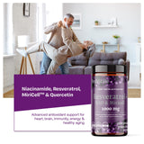 Dosis diaria de ResVitale resveratrol nad miricell en cápsulas