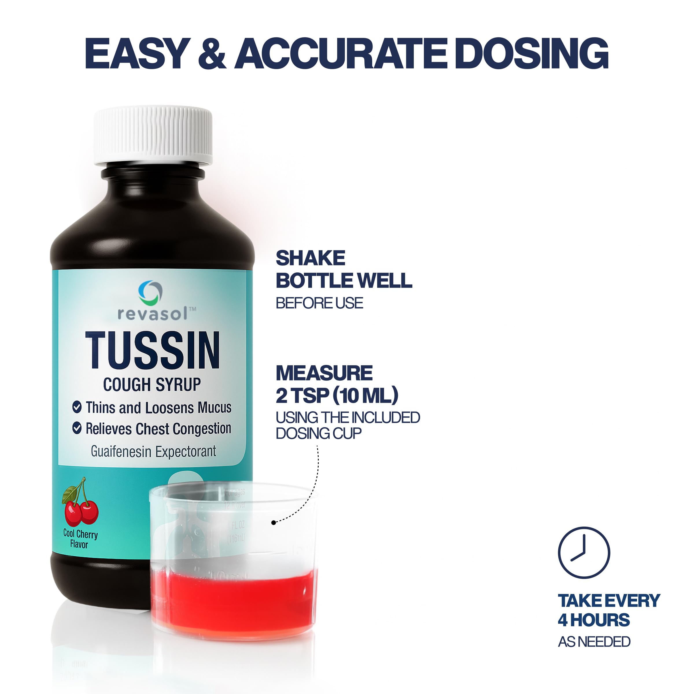 Revasol Tussin, dosis diaria fácil de incorporar en la rutina