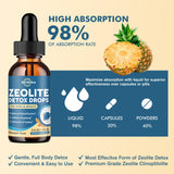 ReviNutra Zeolita Detox ingredientes clorella y magnesio, aporte de nutrientes.