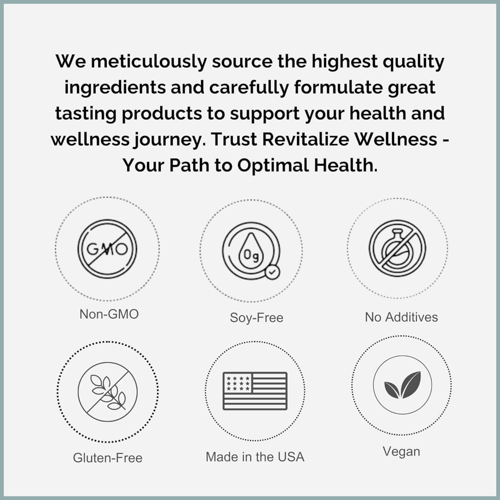 Revitalize Wellness Vitamina B3 gomitas, etiqueta clara con información de ingredientes.