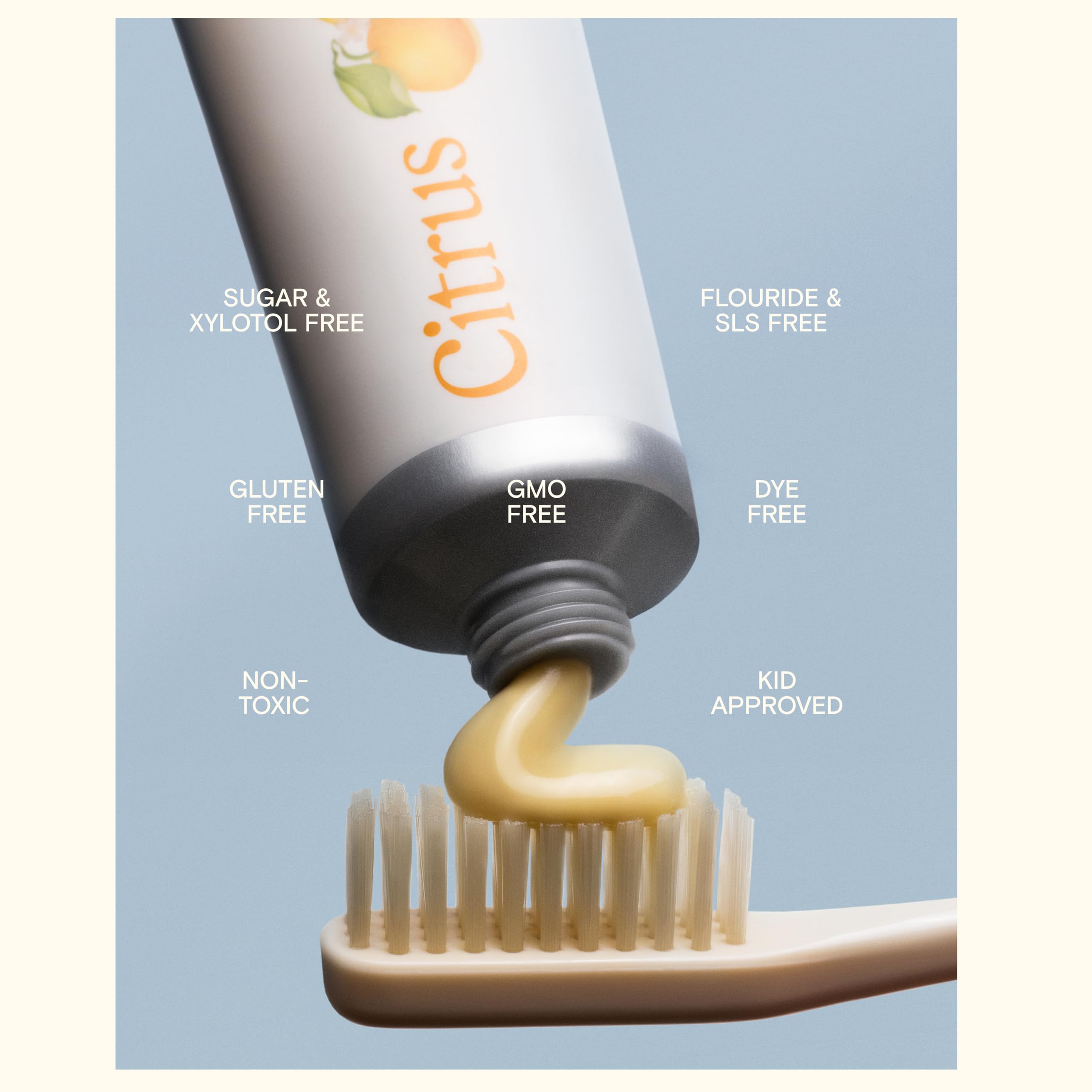 Revitin sin colorantes, experiencia de cepillado clara y agradable.