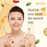 Revitin: sin fluoruro para dientes sensibles y cuidado suave.
