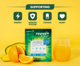 Revive Active etiqueta del producto con la información de la fórmula