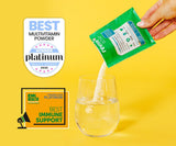 Revive Active gráfica de ingredientes clave en la etiqueta