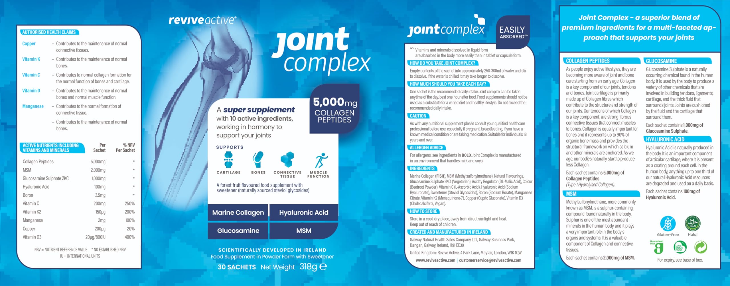 Persona activa usa Revive Active Joint Complex para mantener la movilidad.