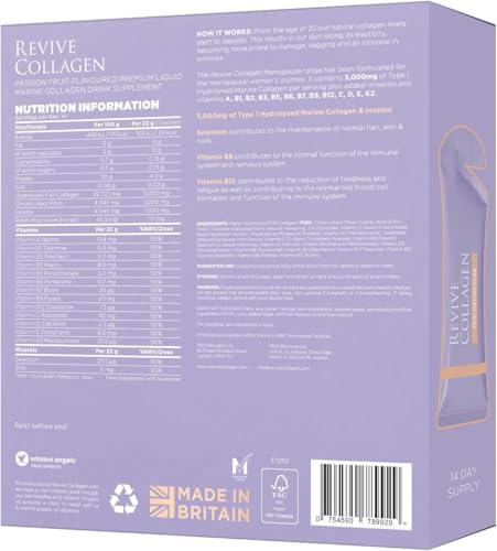 Revive Collagen sobre-abierto: dosis diaria conveniente.