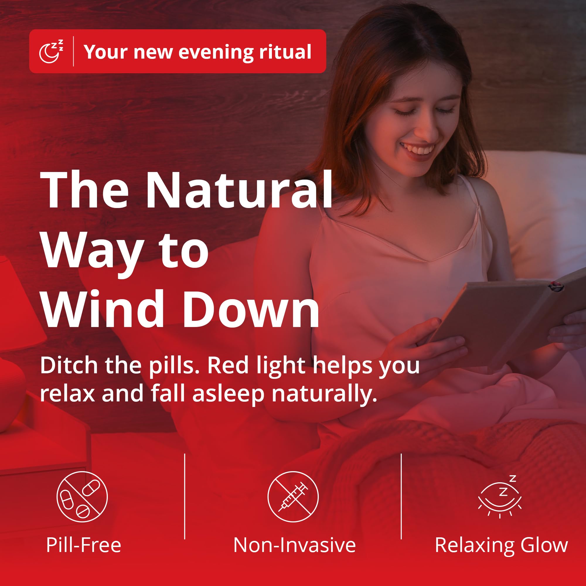 Gamma Revive: entorno sin radiación ultravioleta para una noche tranquila.