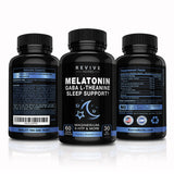 Revive Herbs Melatonina-GABA-L-Teanina: caja atractiva para una compra conveniente.