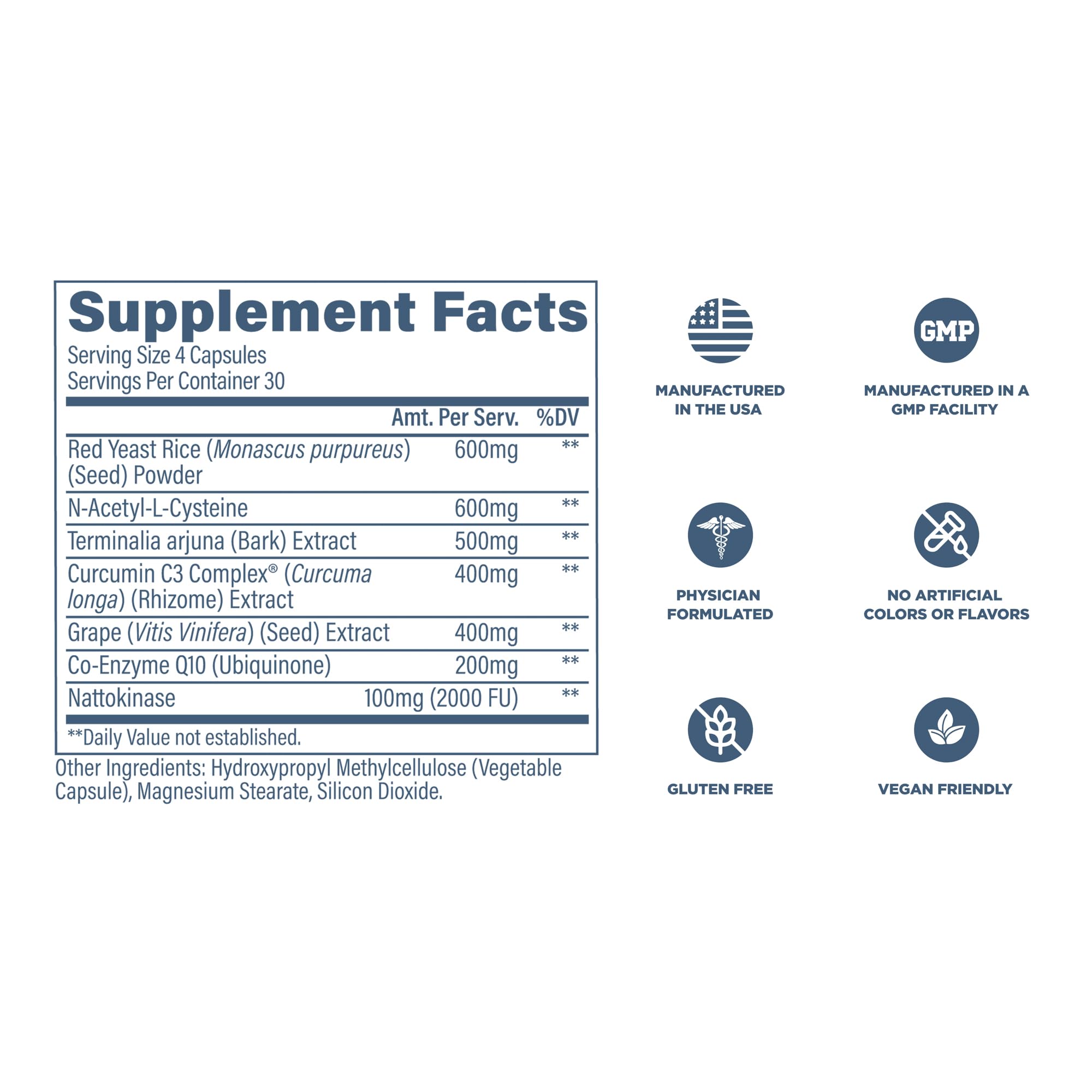 Revive MD Complete Vital: primeros planos de ingredientes clave para apoyo antioxidante.