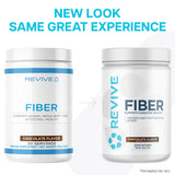 Revive MD fibra con psyllium husk e inulina para digestión.
