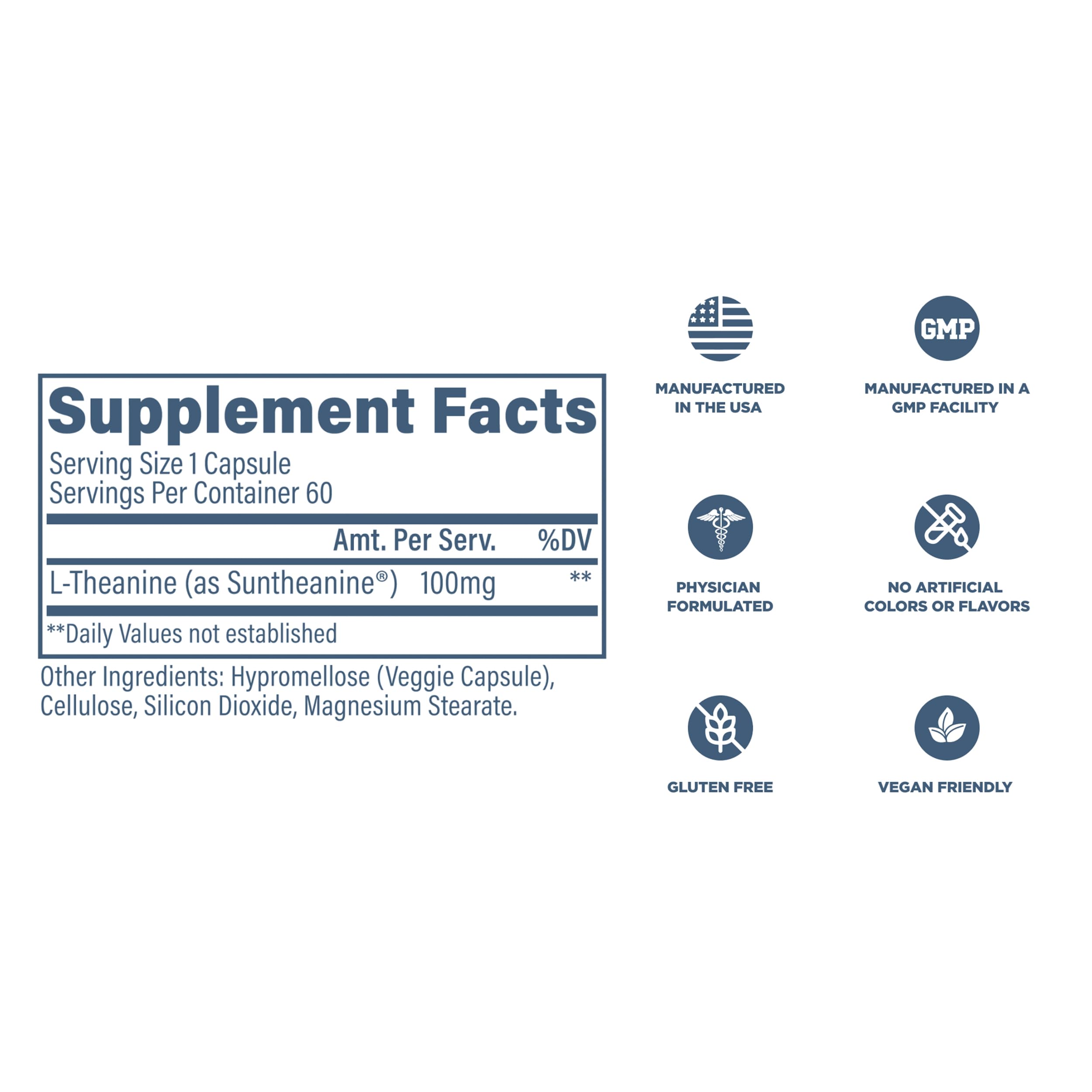 Revive MD Suntheanine uso diario para claridad mental sostenida.