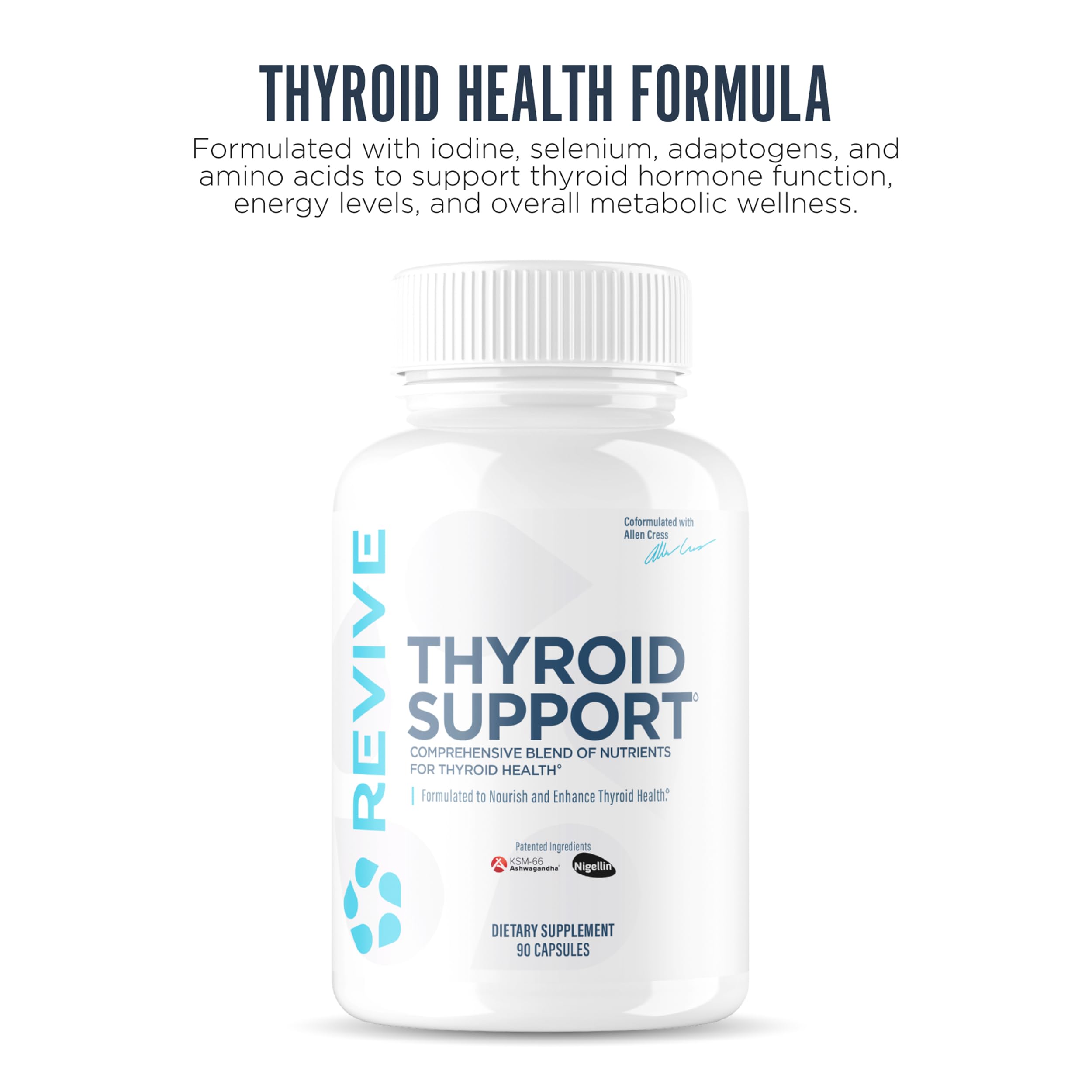 Revive MD Soporte tiroideo: botella lista para tomar.