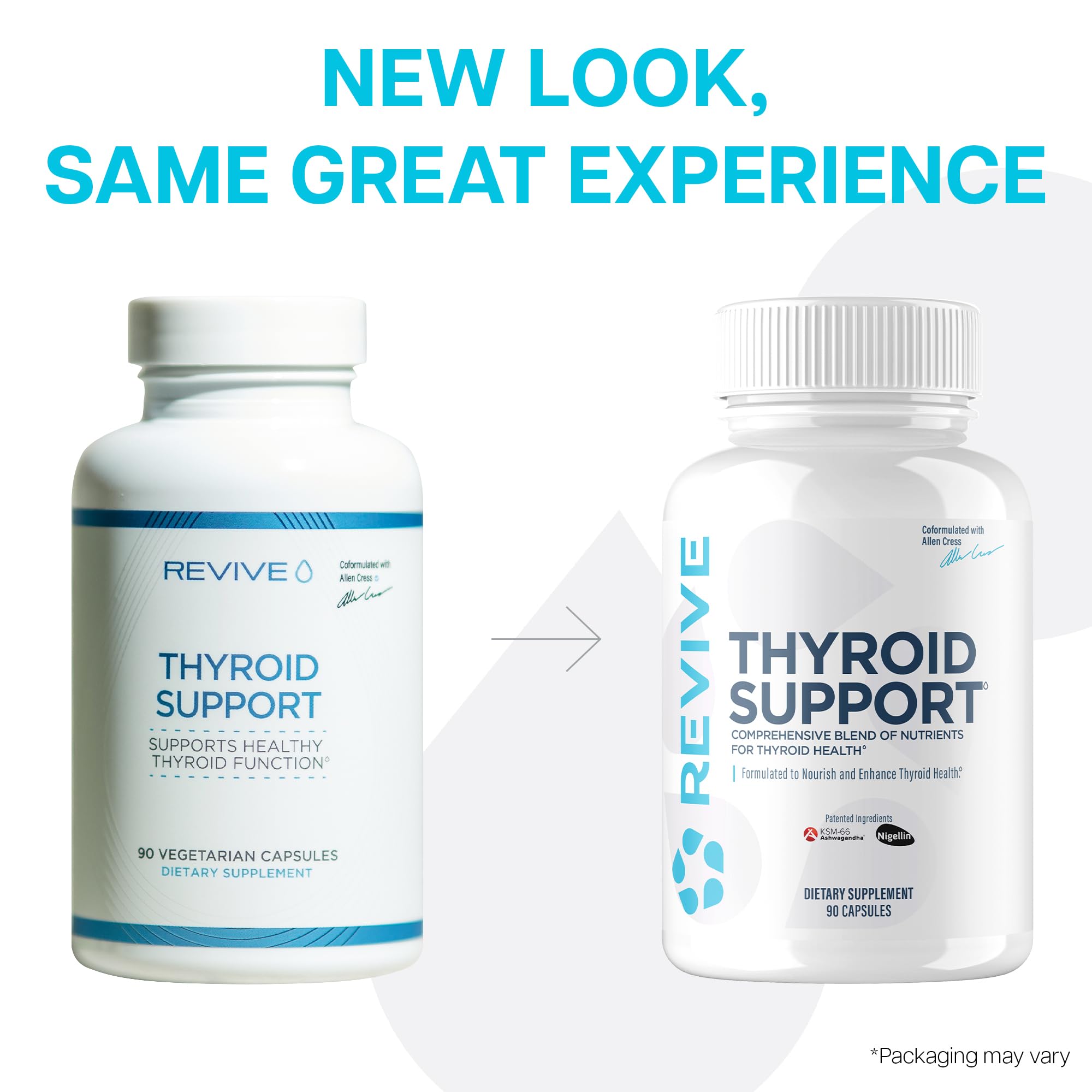Revive MD Soporte tiroideo: mezcla de hierbas y vitaminas.
